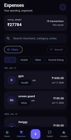 NexSpend – AI Financial Copilot – screenshot 2