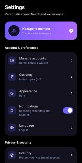 NexSpend – AI Financial Copilot – screenshot 3