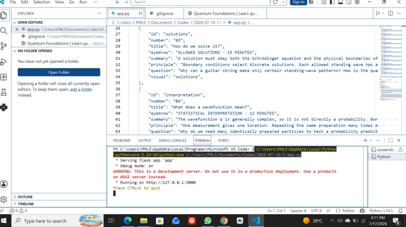 Quantum Mechanics from scratch – screenshot 1