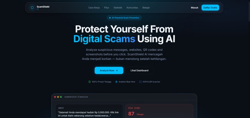 ScamShield AI – screenshot 1