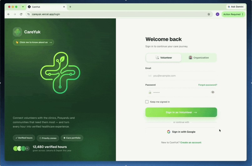 CareYuk – screenshot 2