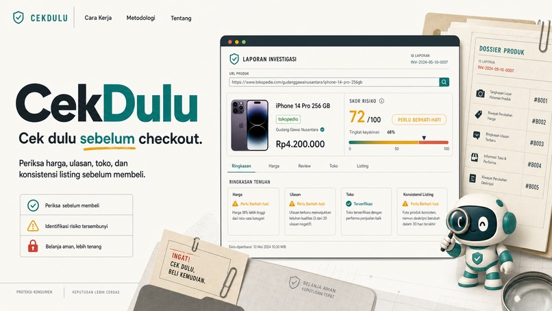 CekDulu – screenshot 1