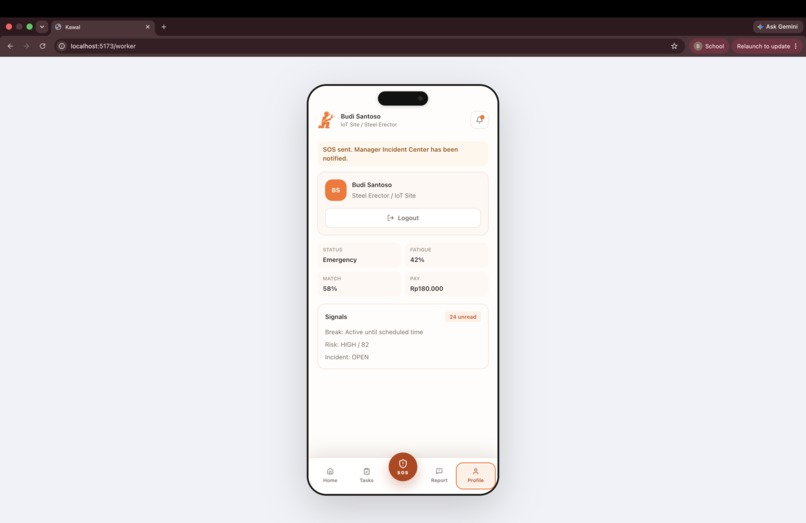 KAWAL: Kendali Aman Waktu dan Aktivitas Lapangan – screenshot 4