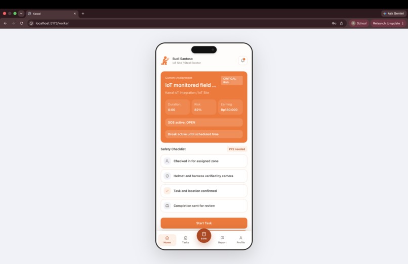 KAWAL: Kendali Aman Waktu dan Aktivitas Lapangan – screenshot 5
