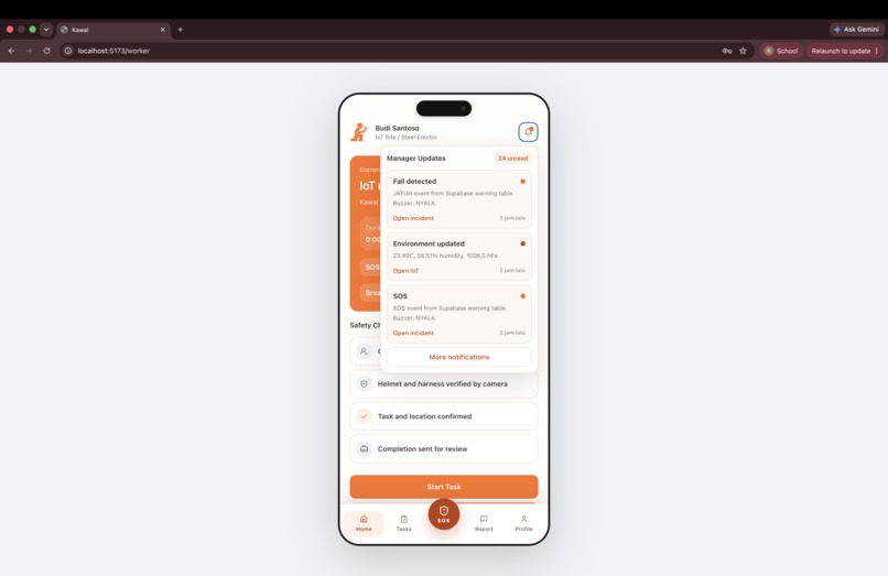 KAWAL: Kendali Aman Waktu dan Aktivitas Lapangan – screenshot 6