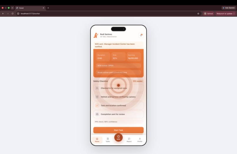 KAWAL: Kendali Aman Waktu dan Aktivitas Lapangan – screenshot 14