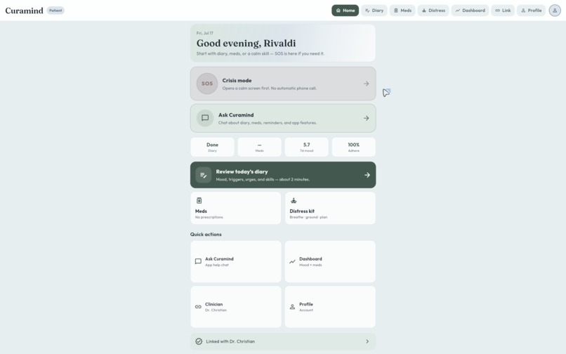 Curamind – screenshot 2