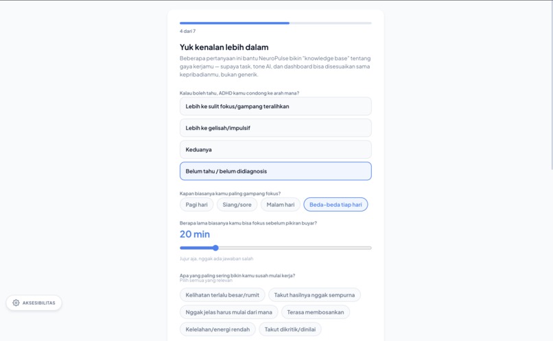 NeuroPulse: Productive ADHD Companion Web – screenshot 4