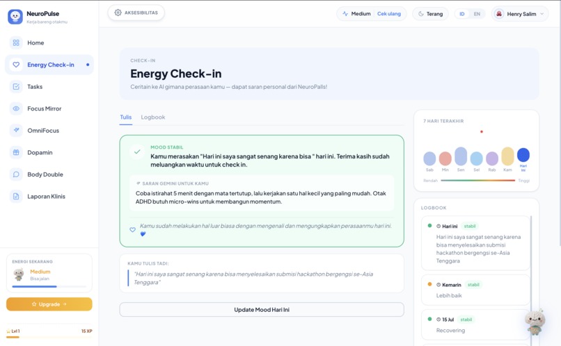 NeuroPulse: Productive ADHD Companion Web – screenshot 9