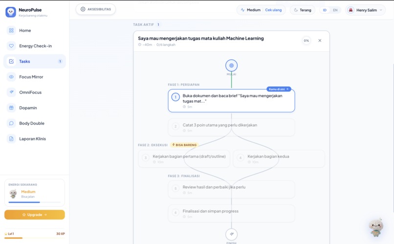 NeuroPulse: Productive ADHD Companion Web – screenshot 10