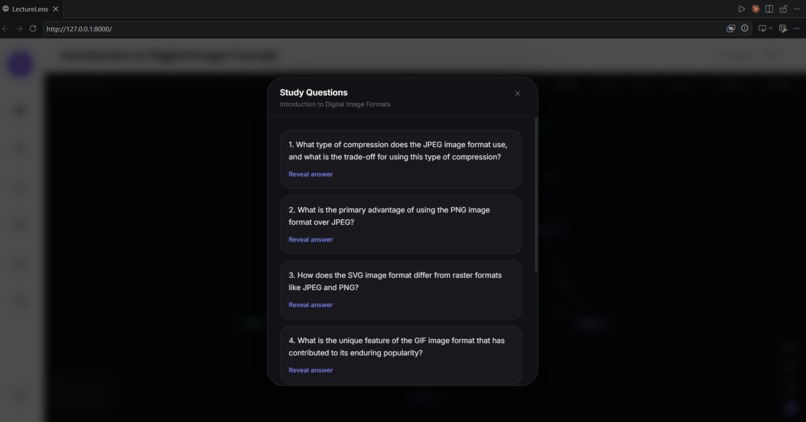 LectureLens – screenshot 6