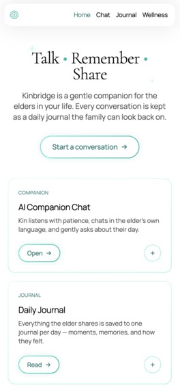 KinBridge – screenshot 1