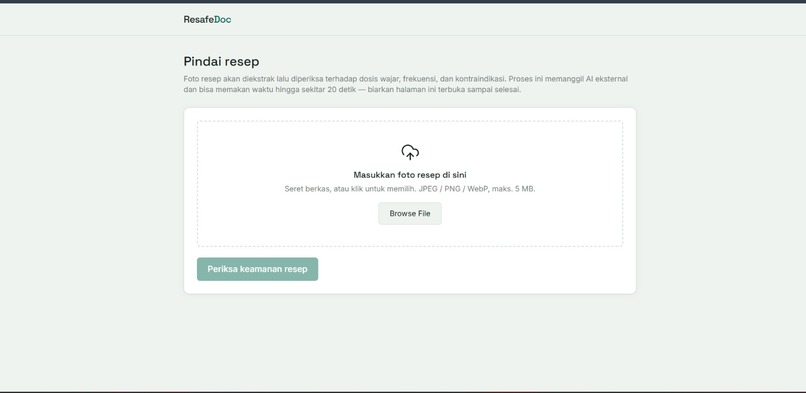ResafeDoc – screenshot 1