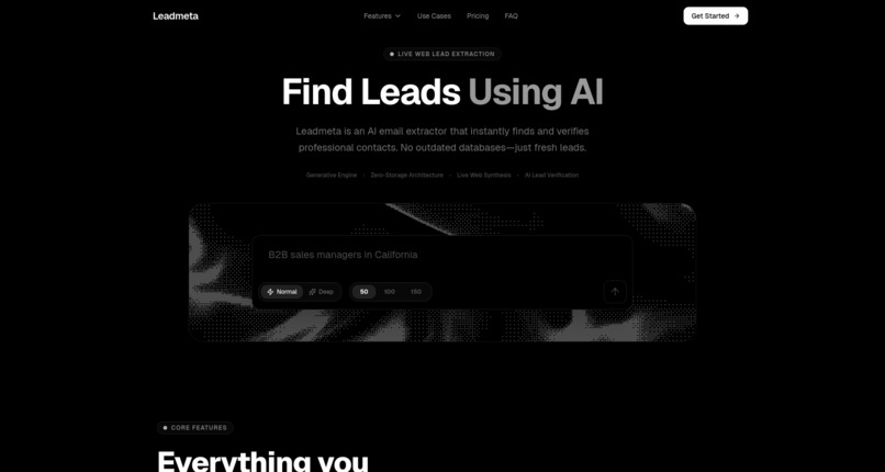 Leadmeta – screenshot 1
