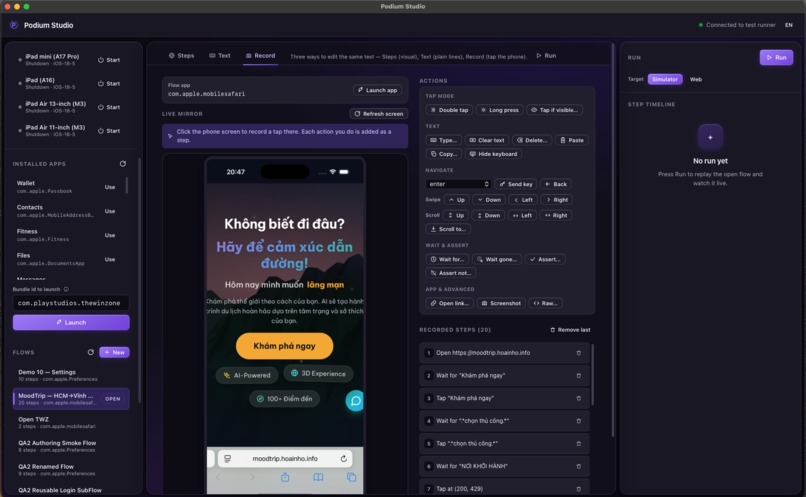 Podium – screenshot 2