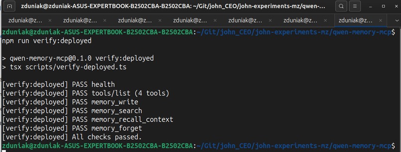 John CEO: Qwen Memory MCP – screenshot 5