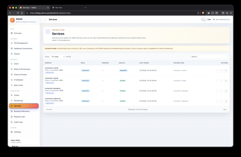 DDAG — Dynamic Database API Gateway – screenshot 8