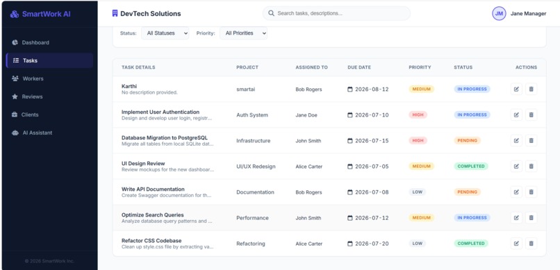 SmartWork AI – screenshot 3