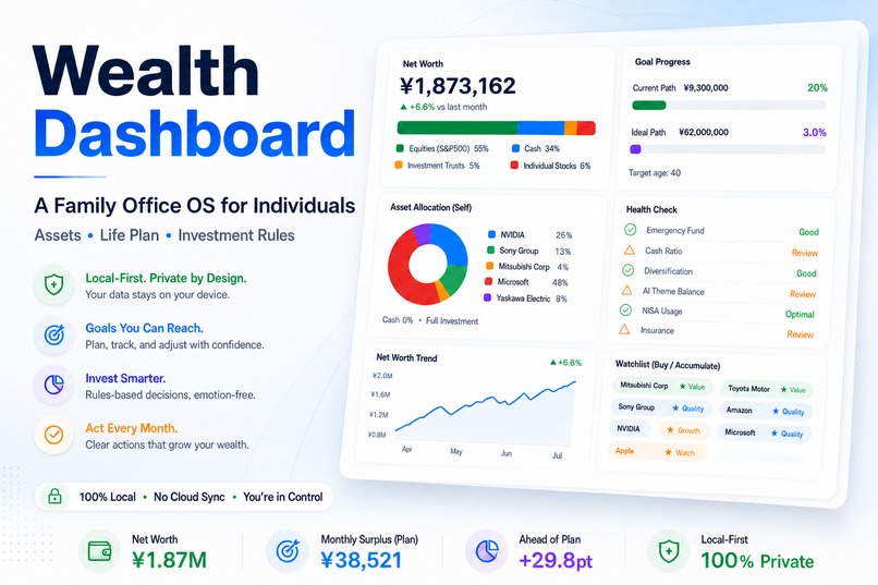Wealth Dashboard – screenshot 1