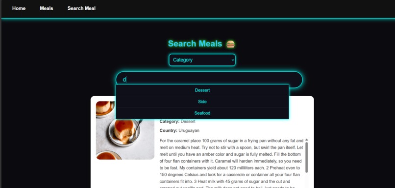 MEALDB – screenshot 3