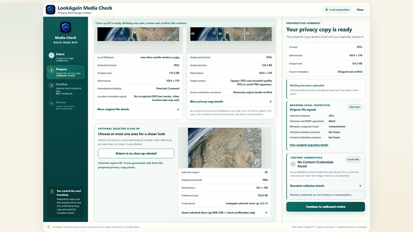LookAgain Media Check – screenshot 3