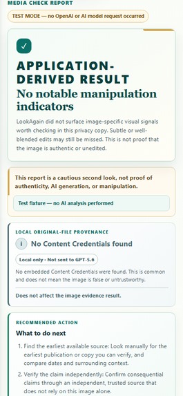 LookAgain Media Check – screenshot 6