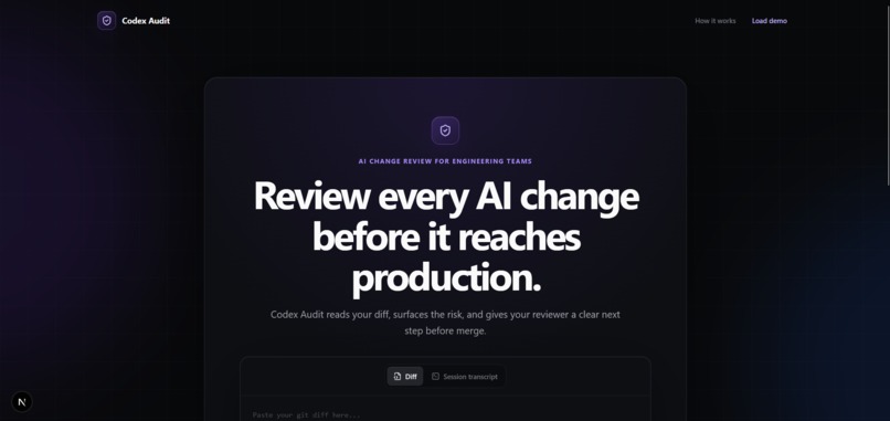 Codex Audit – screenshot 2
