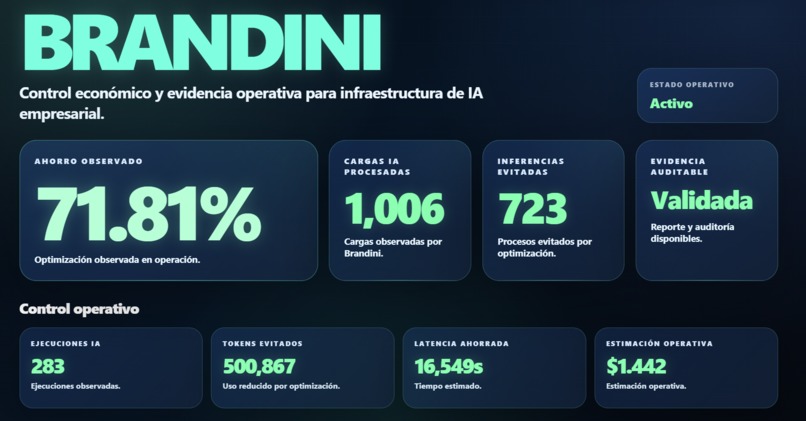 Brandini — AI Runtime Intelligence – screenshot 1