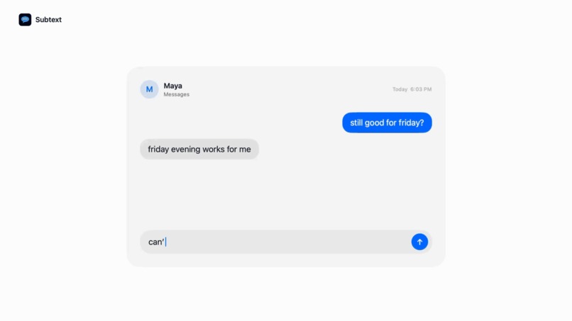 Subtext – screenshot 1
