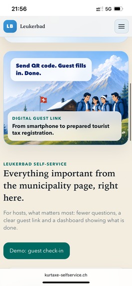 Tourist tax self service – screenshot 5