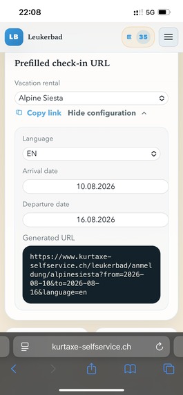 Tourist tax self service – screenshot 6