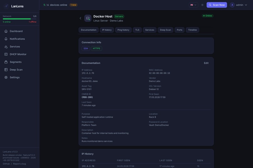 LanLens  – screenshot 3
