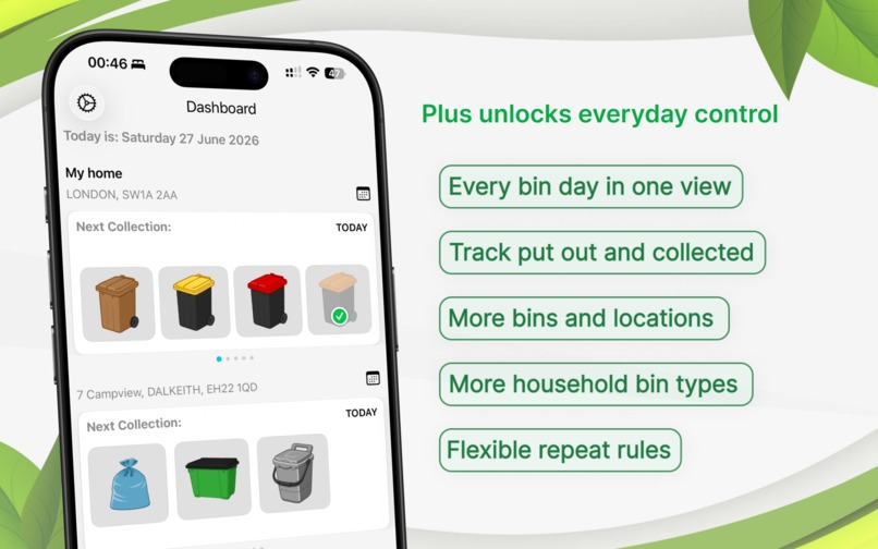 Bin Collection Reminder – screenshot 1