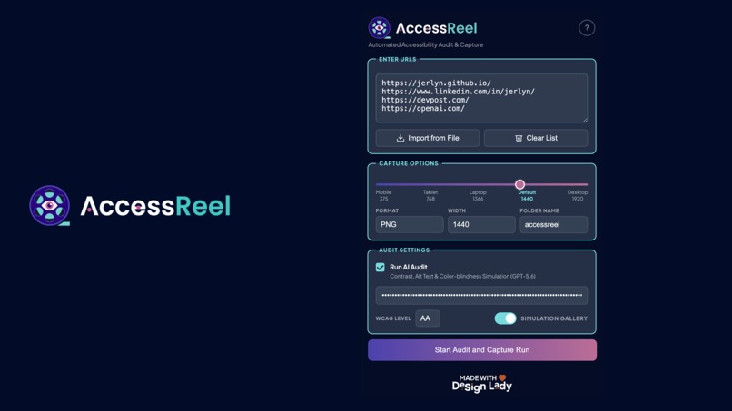 AccessReel – screenshot 1