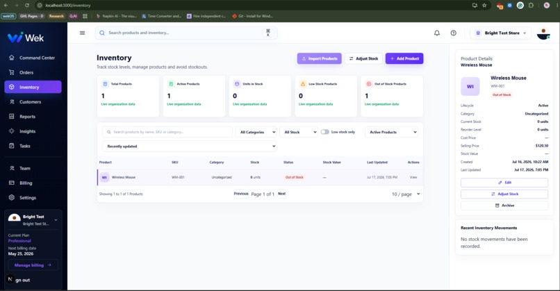 Wek for E-Commerce – screenshot 4