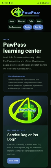 PawPass411 – screenshot 3