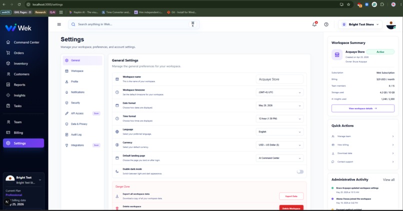 Wek for E-Commerce – screenshot 11