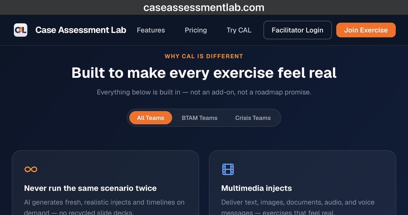 Case Assessment Lab  – screenshot 2