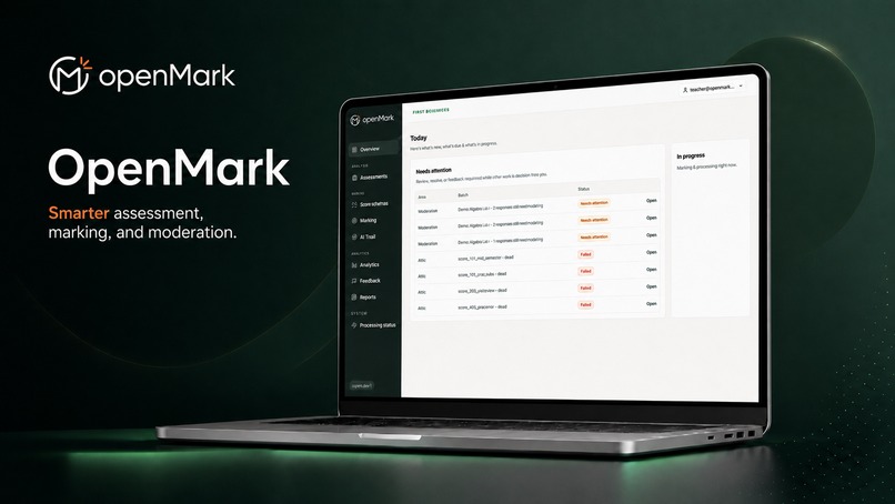 openMark – screenshot 1