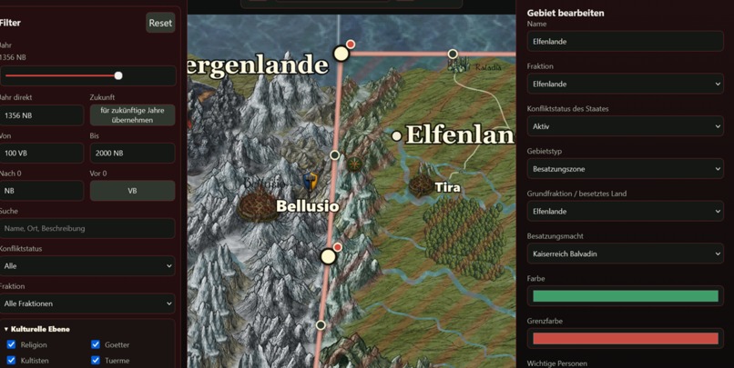 Sumatas Worldbuilding Platform – screenshot 3