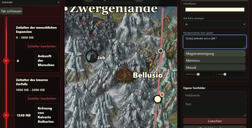Sumatas Worldbuilding Platform – screenshot 4