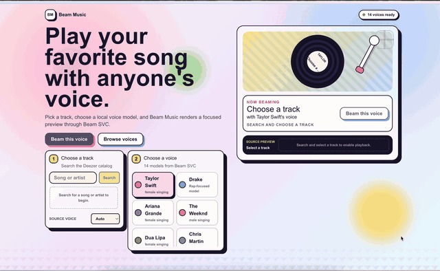 Beam Music – screenshot 1