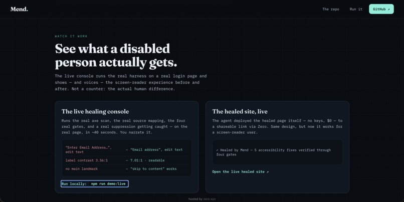 Mend – screenshot 3