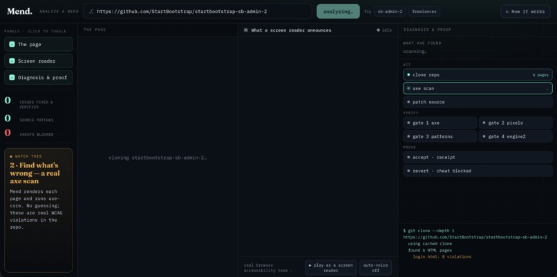 Mend – screenshot 5