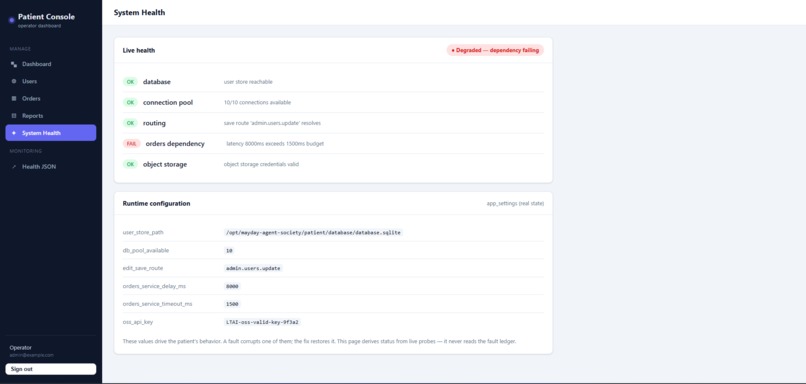 Mayday — Agent Society – screenshot 1