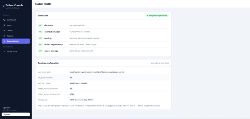 Mayday — Agent Society – screenshot 2