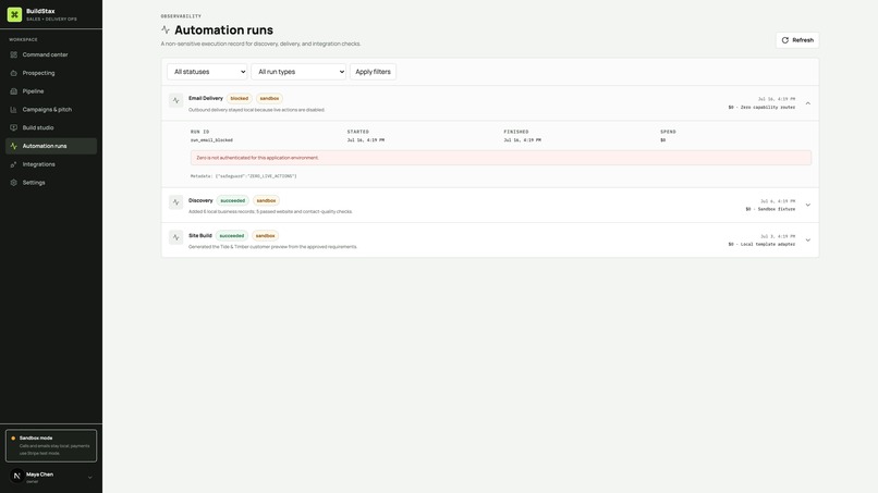 BuildStax – screenshot 4