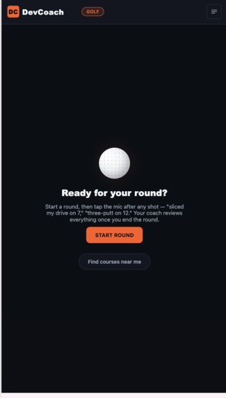 DevCoach – screenshot 2