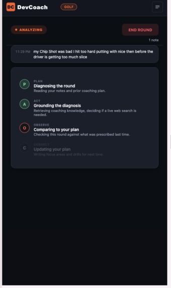 DevCoach – screenshot 3