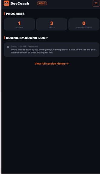 DevCoach – screenshot 4